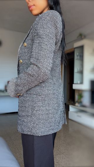 Americana Blazer ZARA Elegante de Invierno