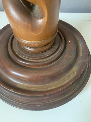 Colonna portavasi in legno vintage