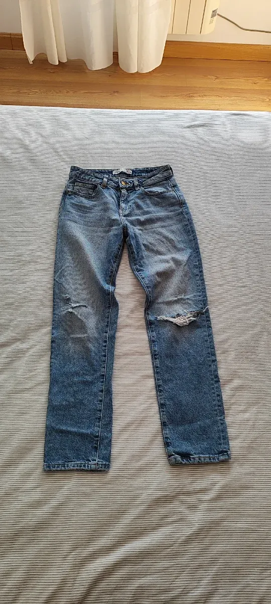Vaqueros Zara Rectos Talla 32