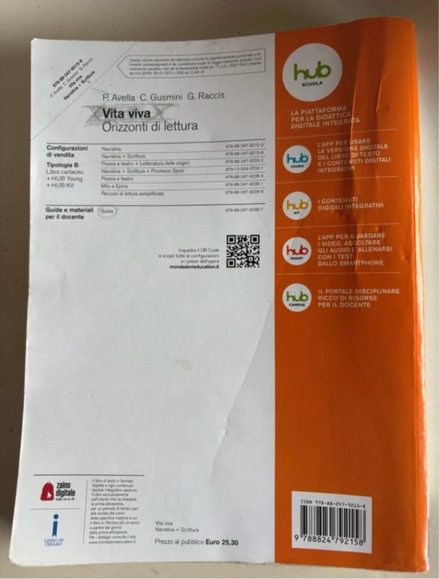 Vita Viva Orizzonti di lettura
Narrativa+Scrittura
