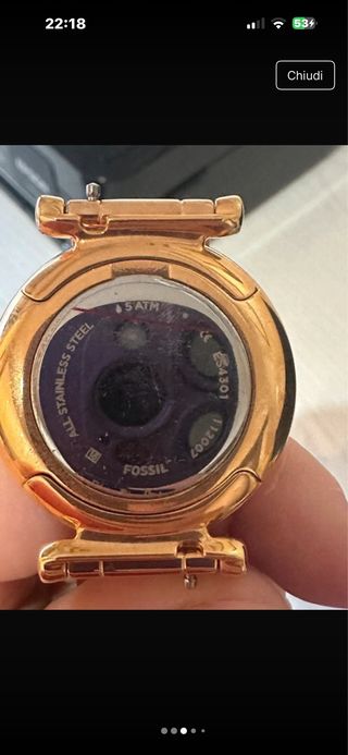 Orologio donna Fossil oro rosa