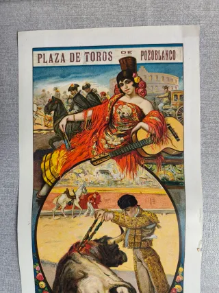 Cartel Pozoblanco 1917 plaza toros 