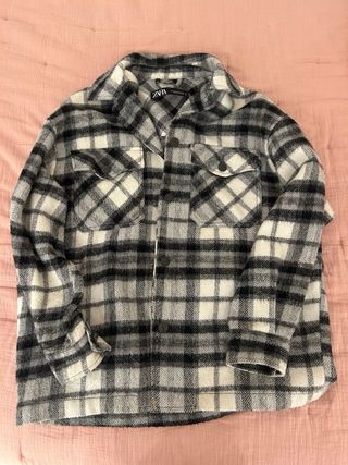 Sobrecamisa Zara cuadros