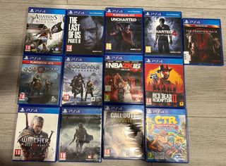 Consola PS4 500gb + 13 Juegos + 2 mandos