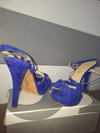 Zapatos de fiesta azules