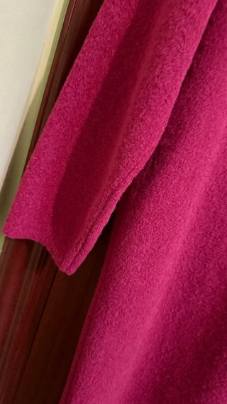 Vestido fucsia Zara cuello alto