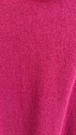 Vestido fucsia Zara cuello alto