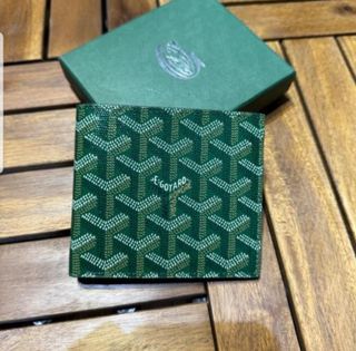 Tarjetero Goyard Verde