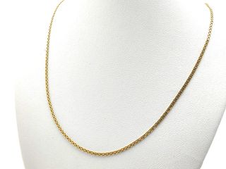 E1796595-1	Cadena Oro 18k 22cm