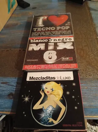 Lote 8 CDs Tecno Pop y Dance