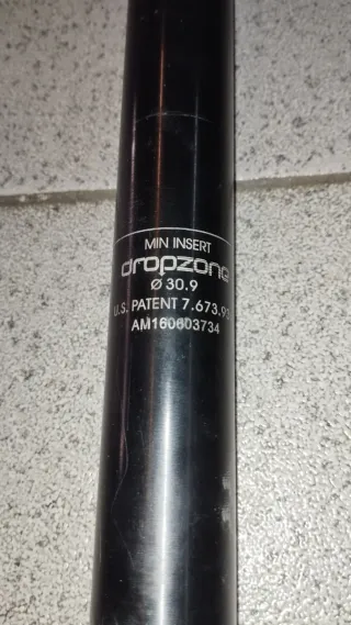 Tija telescópica KS Dropzone 125mm