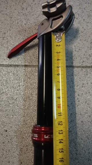 Tija telescópica KS Dropzone 125mm
