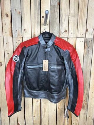 CHAQUETA T-XL MOTO GARIBALDI BLUE BIKER NEGRO