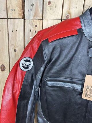 CHAQUETA T-XL MOTO GARIBALDI BLUE BIKER NEGRO