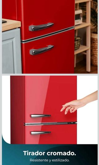 Nevera Combi Cecotec roja NUEVA (por abrir)