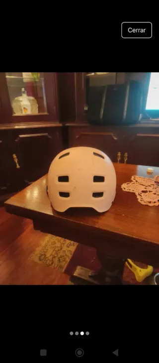 Casco rosa Oxelo,talla 12años,poco uso
