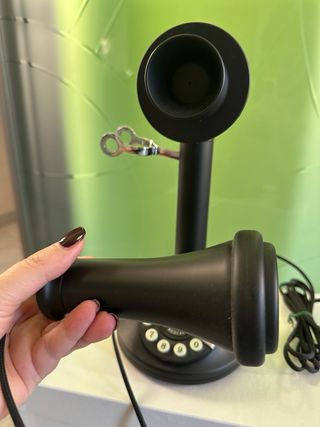 Telefono fisso a candela nero