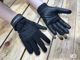 GUANTES T-XS DE MOTO GARIBALDI NEGROS 