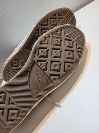 Converse Beige Bordadas