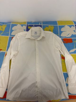 Camisa ZARA Blanca Talla M