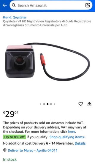 Registratore di Guida Quystetes V4 HD