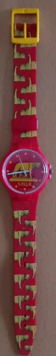 Orologio Swatch Roma S.P.Q.R. Rosso