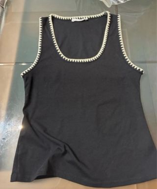Camiseta Mango Negra Talla M