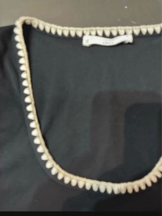 Camiseta Mango Negra Talla M