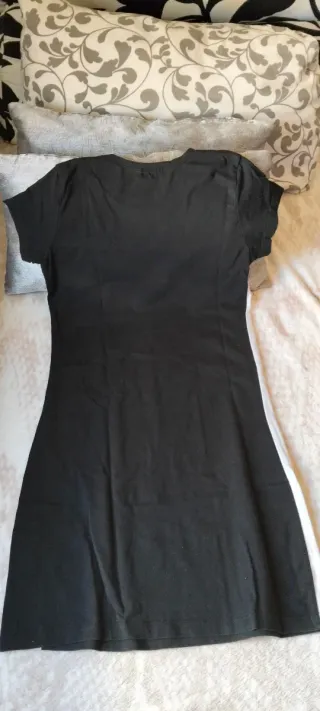 Vestido Puma niña negro y blanco