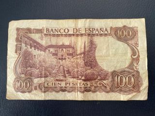 Billete 100 Pesetas 1970 Manuel de Falla