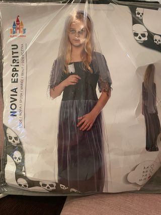 Disfraz Novia Espíritu Niña