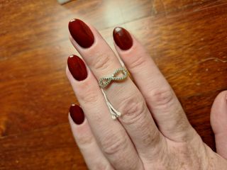 Anillo Infinito y love Plata