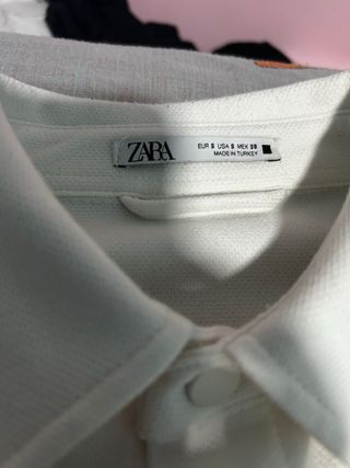 Conjunto Zara Blanco Corto