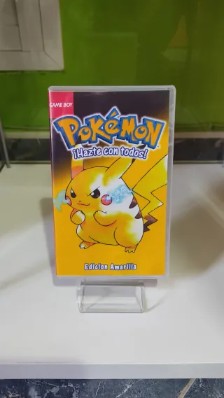 Caja Pokémon Edición Amarilla Game Boy