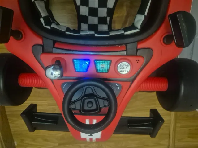 Correpasillos Coche de Carreras Rojo