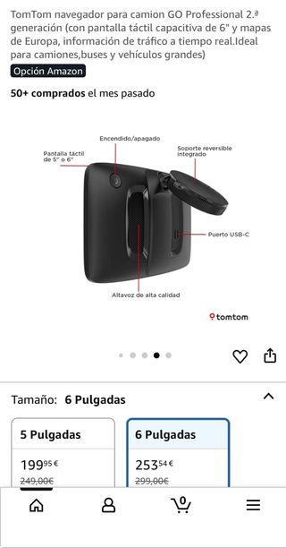 TomTom GO PROFESSIONAL GPS Camión