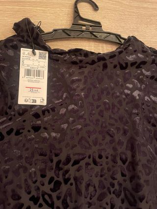 Vestido Mango Leopardo Corto Talla S