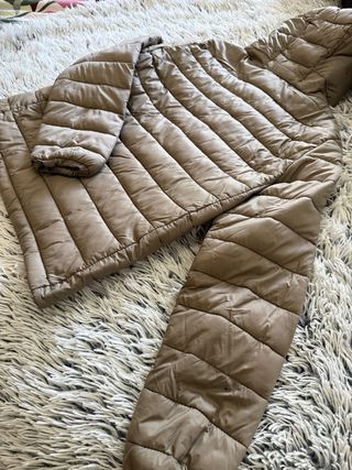 Chaqueta acolchada marrón