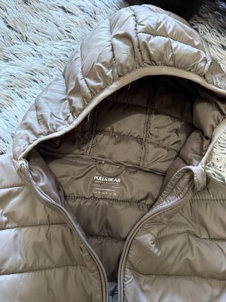 Chaqueta acolchada marrón