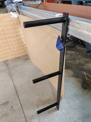 Soporte de pared para discos de pesas