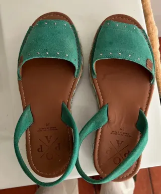 Sandalias POP A Turquesa Talla 39