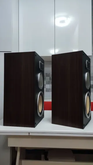 Altavoces Sansui S-45 de madera