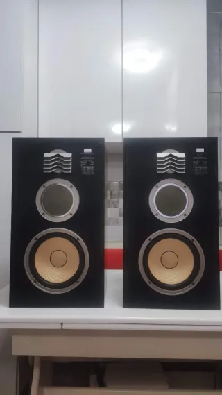 Altavoces Sansui S-45 de madera