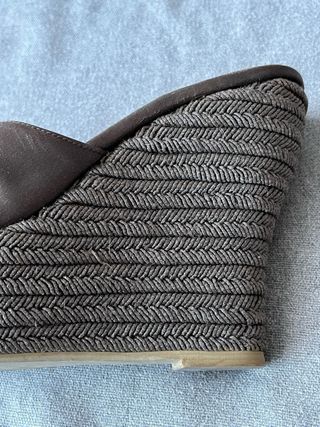 Cuñas/Alpargatas Castañer Marrón- Talla 39 - 