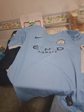 Camiseta Manchester City Niño Talla S