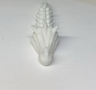 Portachiavi drago bianco
