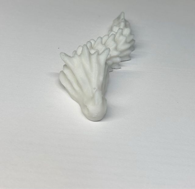 Portachiavi drago bianco