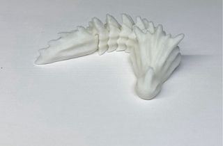 Portachiavi drago bianco