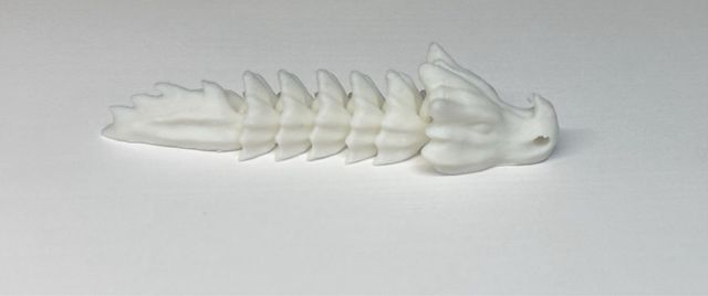 Portachiavi drago bianco