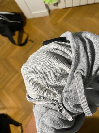 Chaqueta Nike Gris con Cremallera de niño 